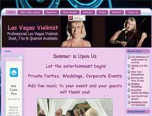 Tablet Screenshot of lasvegasviolinist.com